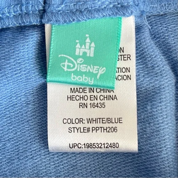 Disney Baby 6-9M Toy Story Cute Blue Shortalls Woody & Buzz Adjustable Straps - Picture 2 of 12